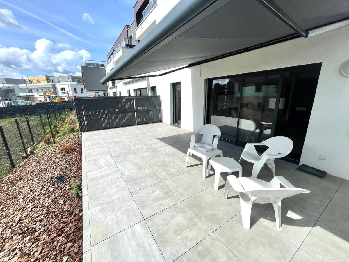 Magnifique 2 Pieces, Tout Equipe, Terrasse Privee กอลมาร์ ภายนอก รูปภาพ